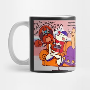 strong bad homestar and marzipan Mug